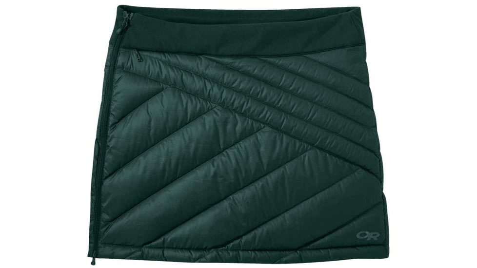 Outdoor Research Transcendent Down Skirt - Womens, Fir, Small, 2714371858006