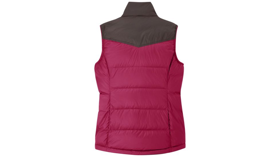Outdoor Research Transcendent Down Vest - Womens, Beet/Dark Roast, Small, 2681071588006