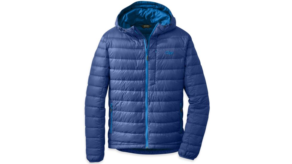 Outdoor Research Transcendent Hoody - Men's-Baltic/Glacier-Small