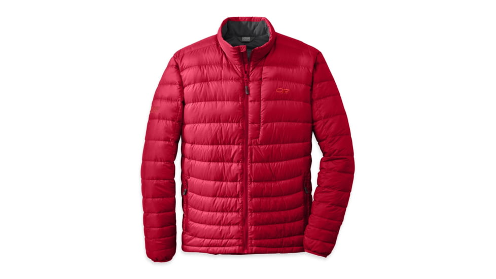 Outdoor Research Transcendent Sweater - Men's-Agate/Hot Sauce-Large
