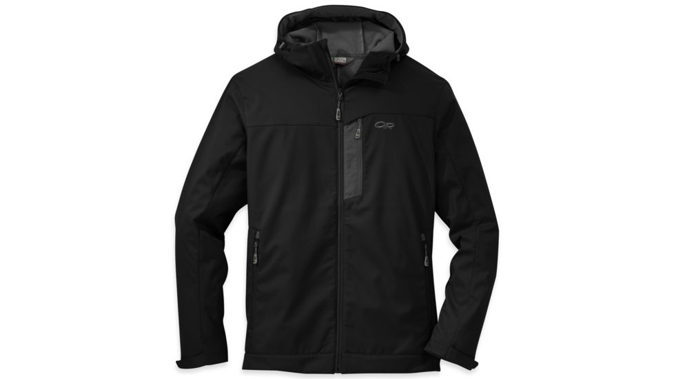Outdoor Research Transfer Hooded Jacket - Men's-Black-X-Large