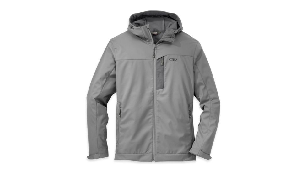Outdoor Research Transfer Hooded Jacket - Men's-Pewter-Small