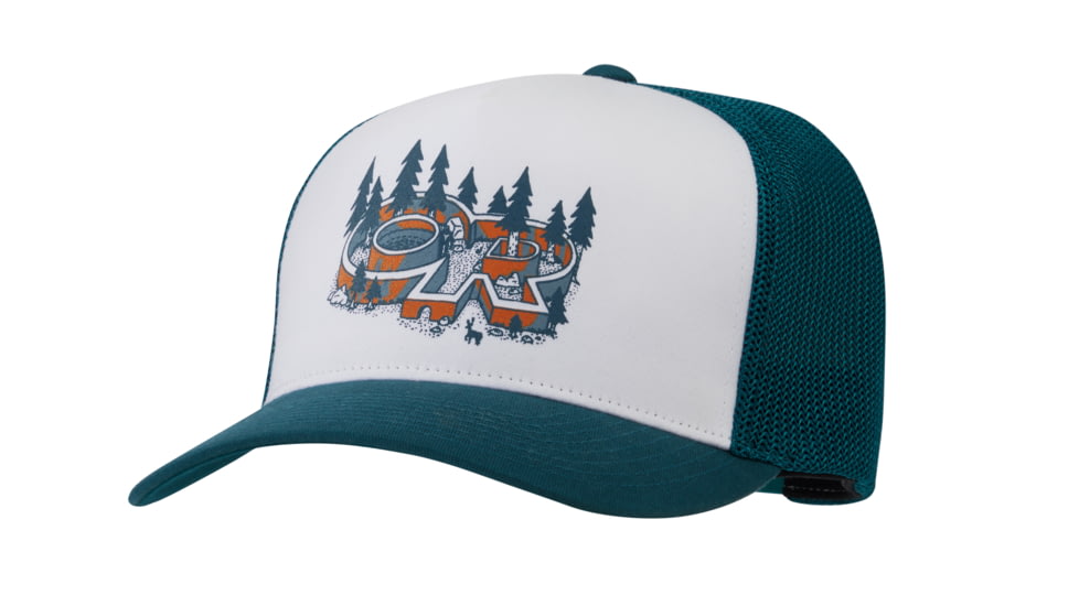 Outdoor Research Tree Fort Trucker Cap, Mediterranean, One Size, 2744811769222