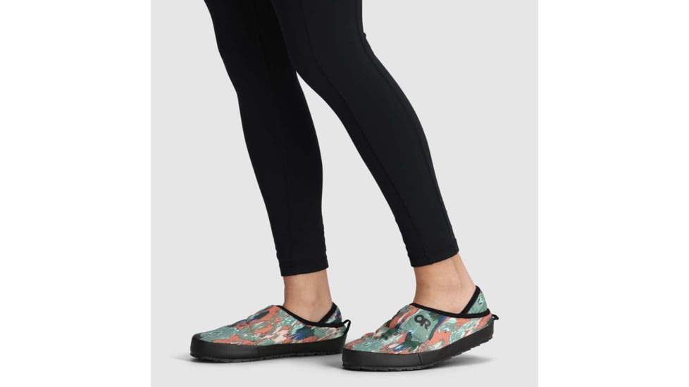 Outdoor Research Tundra Trax Slip-On Booties - Womens, Cinnamon Print, Medium, 3005652527007