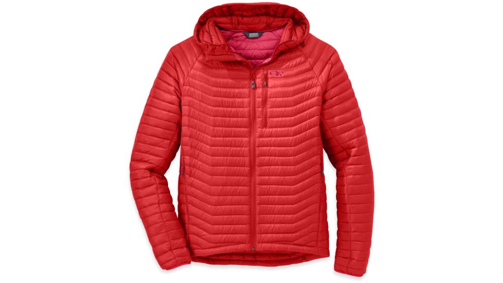 Outdoor Research Verismo Hooded Jacket - Men's-Hot Sauce-Small