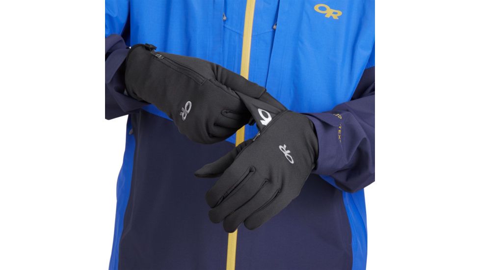 Outdoor Research Versaliner Sensor Gloves - Mens, Black, Medium, 2715560001007