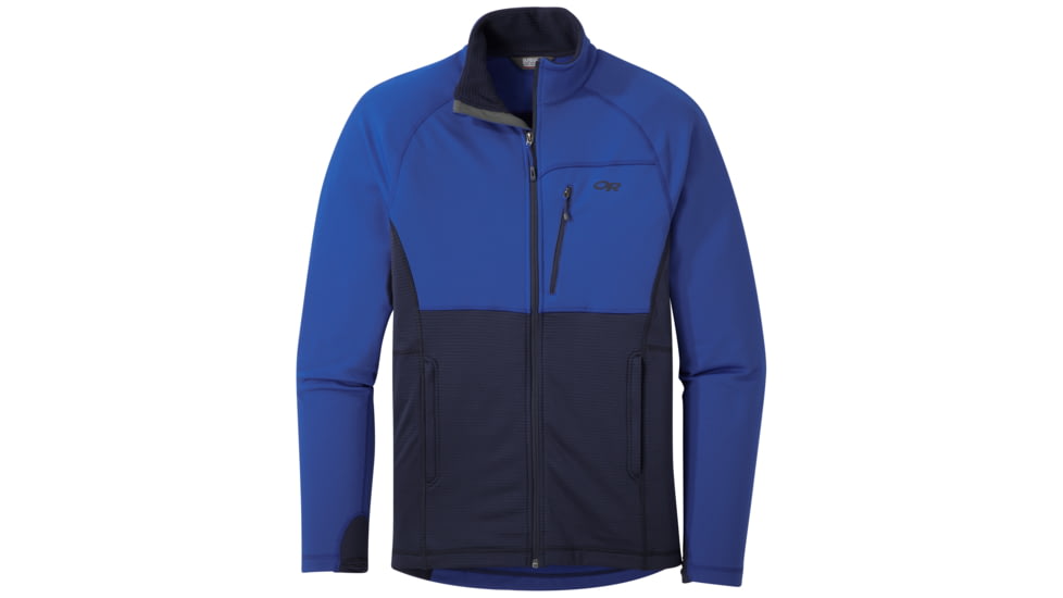 Outdoor Research Vigor Full Zip Jacket - Mens, Sapphire / Ink, Medium, 2714511617007