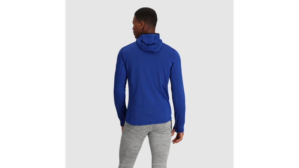 Outdoor Research Vigor Grid Fleece Full Zip Hoodie - Mens, Galaxy, Large, 3005032274008