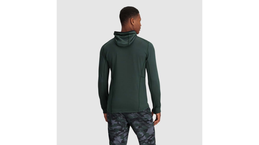 Outdoor Research Vigor Grid Fleece Full Zip Hoodie - Mens, Grove, Extra Large, 3005032445009