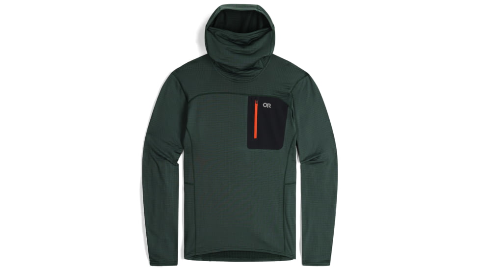 Outdoor Research Vigor Grid Fleece Pullover Hoodie - Men's, Grove, 2XL, 3005022445010