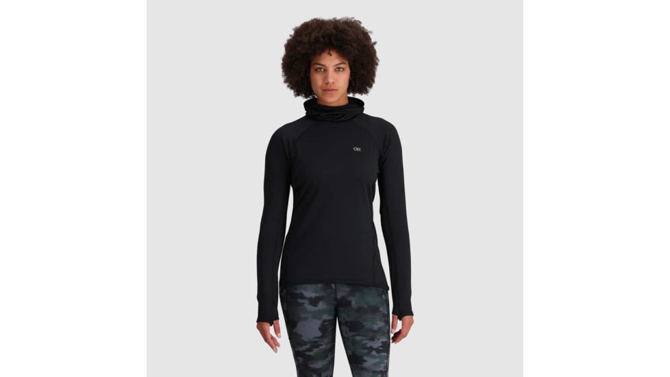 Outdoor Research Vigor Grid Fleece Pullover Hoodie - Womens, Black, Small, 3005250001006