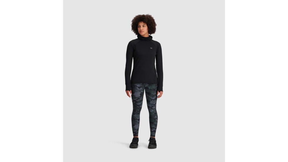 Outdoor Research Vigor Grid Fleece Pullover Hoodie - Womens, Black, Small, 3005250001006
