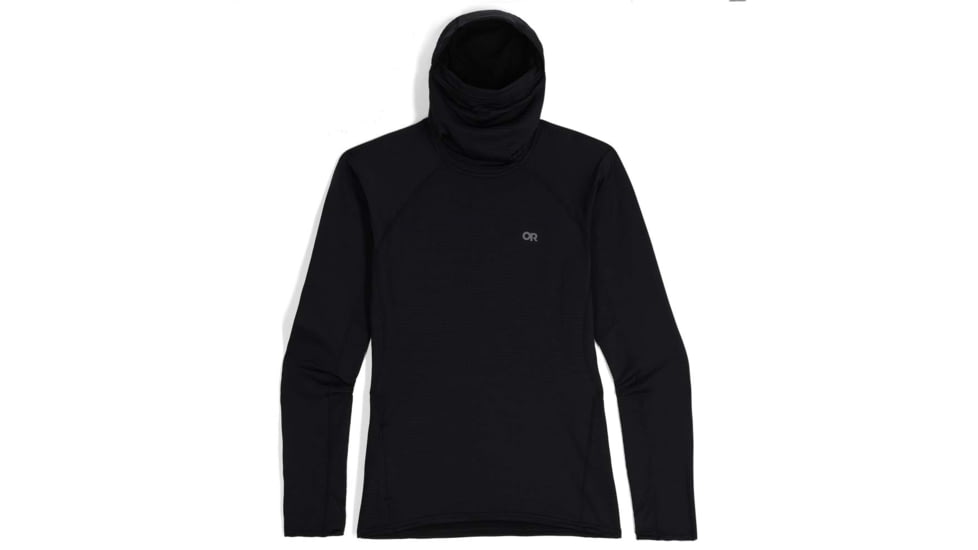 Outdoor Research Vigor Grid Fleece Pullover Hoodie - Womens, Black, Small, 3005250001006