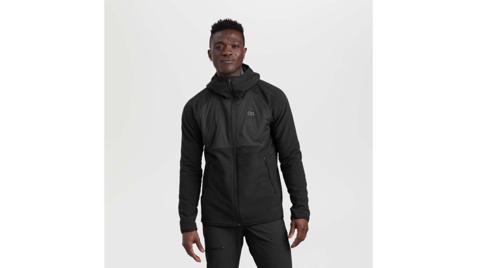Outdoor Research Vigor Plus Fleece Hoodie - Mens, Black, Large, 2831840001008