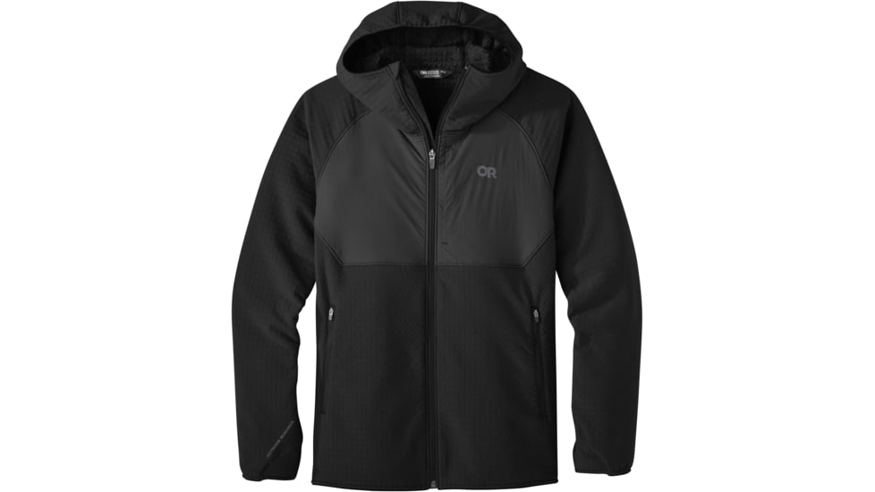Outdoor Research Vigor Plus Fleece Hoodie - Mens, Black, Large, 2831840001008