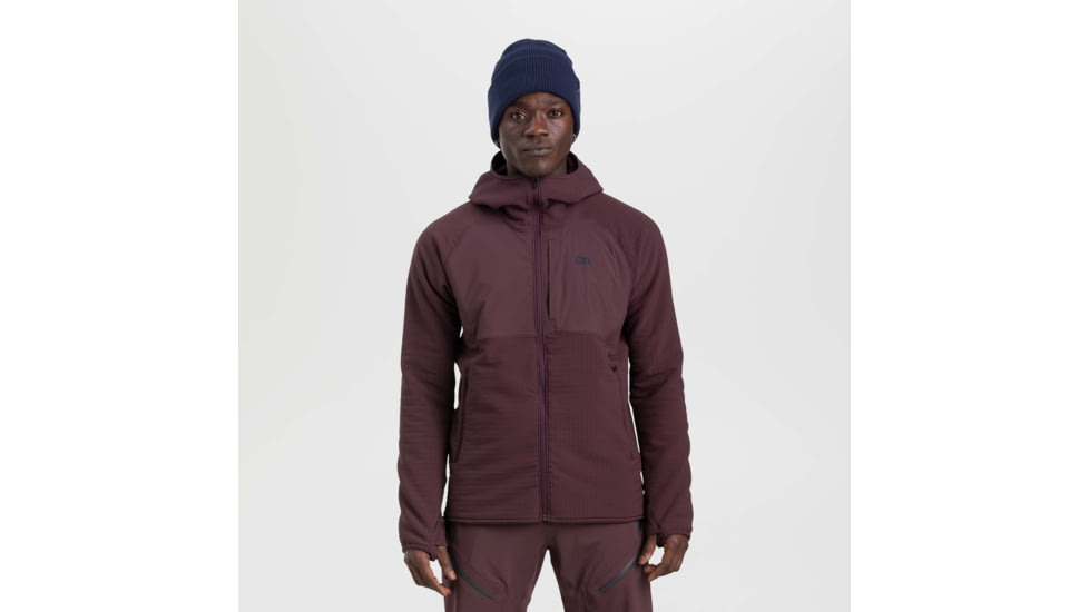 Outdoor Research Vigor Plus Fleece Hoodie - Mens, Elk, Large, 2831842032008