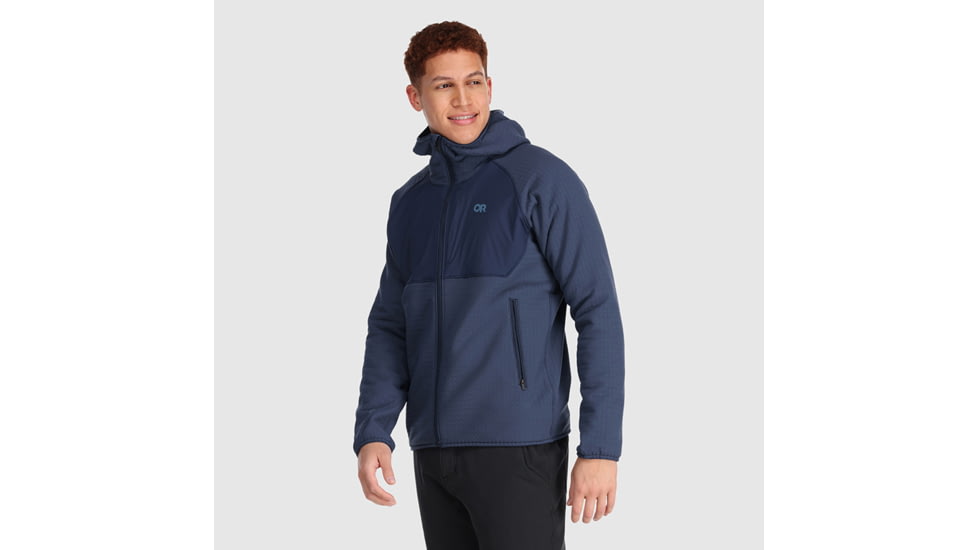 Outdoor Research Vigor Plus Fleece Hoodie - Mens, Naval Blue, S, 2831841289006