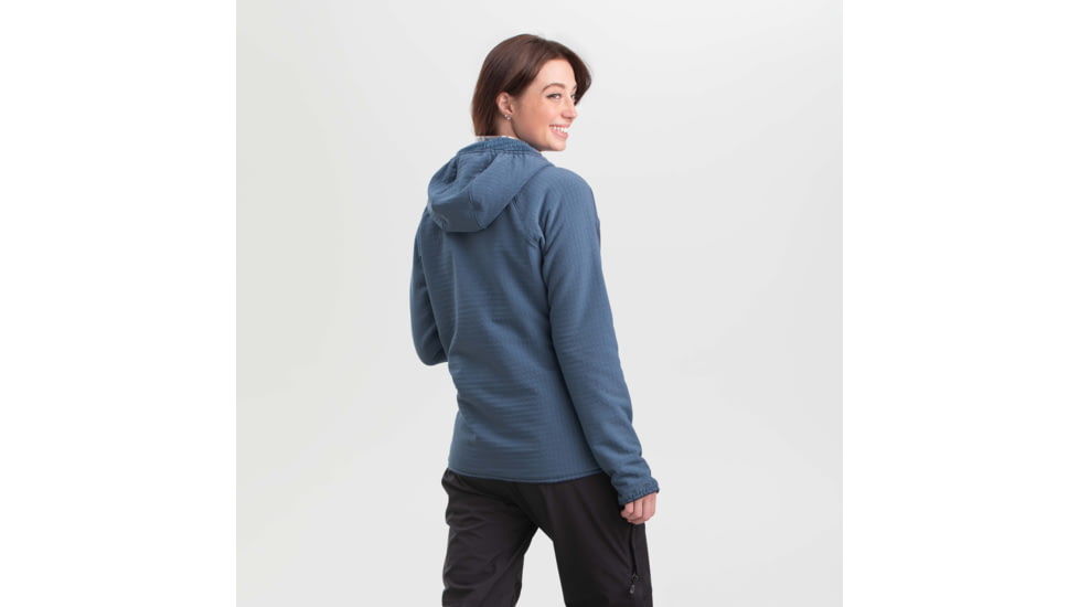 Outdoor Research Vigor Plus Fleece Hoodie - Womens, Nimbus, Medium, 2831970350007