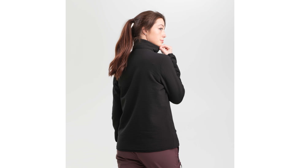 Outdoor Research Vigor Plus Fleece Jacket - Womens, Black, Extra Small, 2831960001005