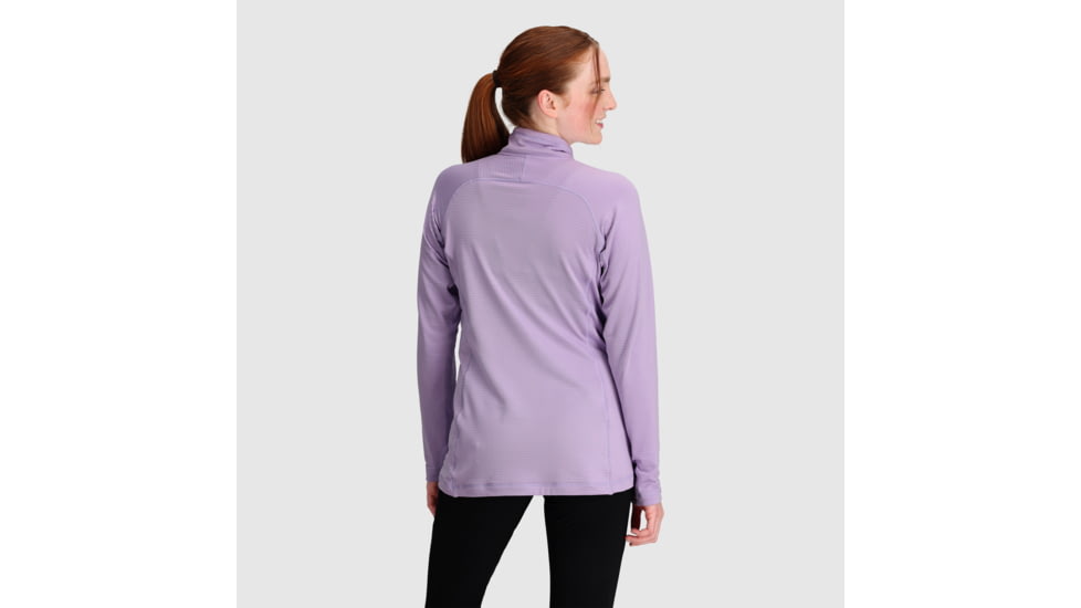 Outdoor Research Vigor Quarter Zip - Womens, Lavender, XL, 2714740320009
