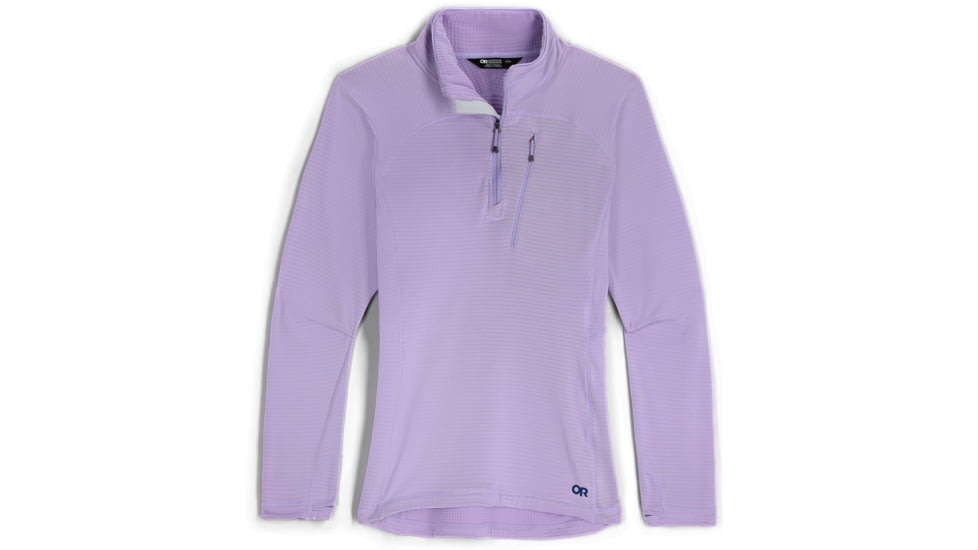 Outdoor Research Vigor Quarter Zip - Womens, Lavender, XL, 2714740320009