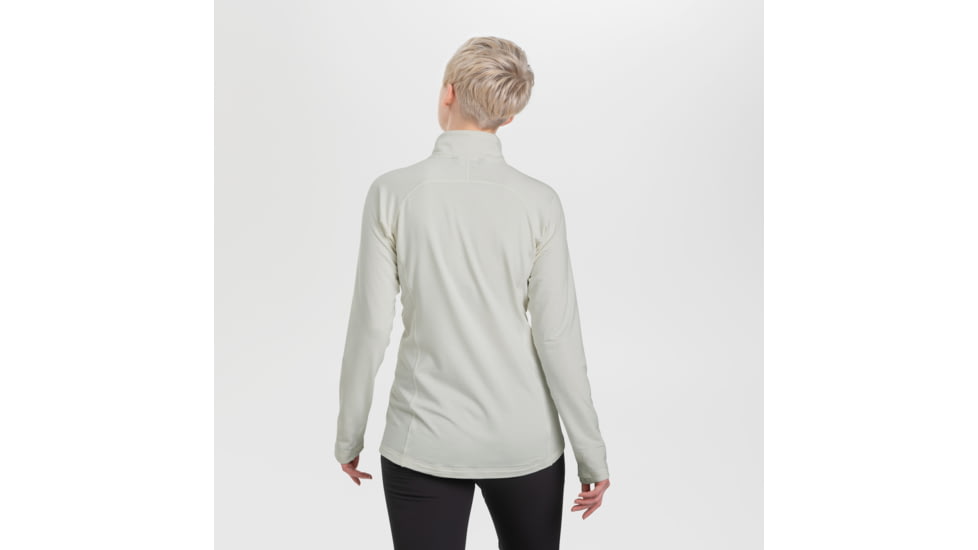 Outdoor Research Vigor Quarter Zip - Womens, Snow, M, 2714742033007