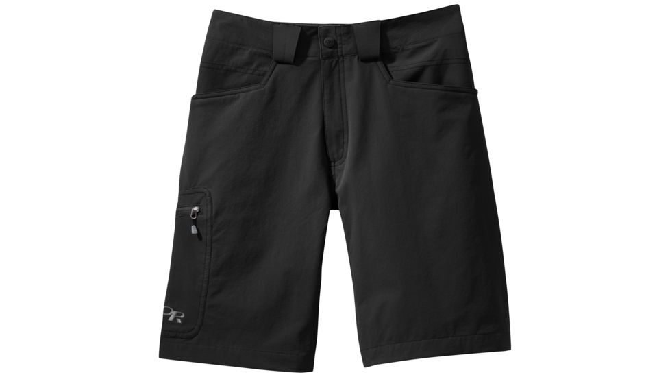 Outdoor Research Voodoo Shorts 10 in - Men's-Black-38 Waist
