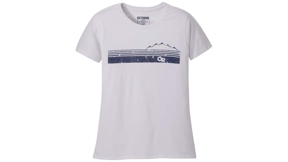 Outdoor Research Warli Sky Ally Short Sleeve Tee - Womens, White, Extra Small, 2778130002005
