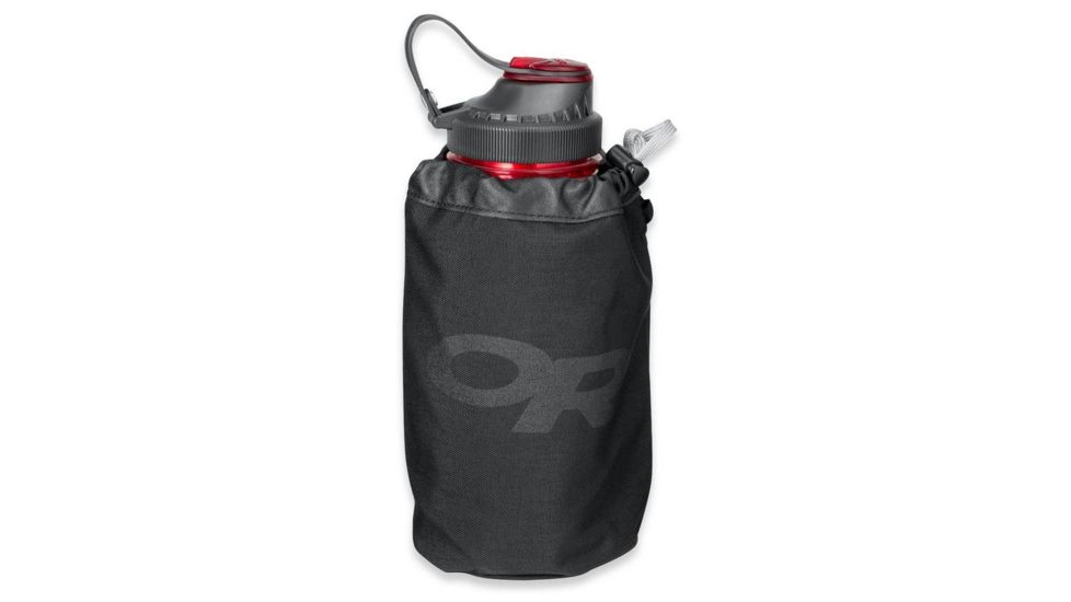 Water Bottle Tote - 1 Liter-Black