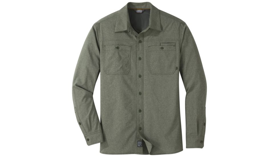 Outdoor Research Wayward II Long Sleeve Shirt - Mens, Juniper, Small, 2681230615006