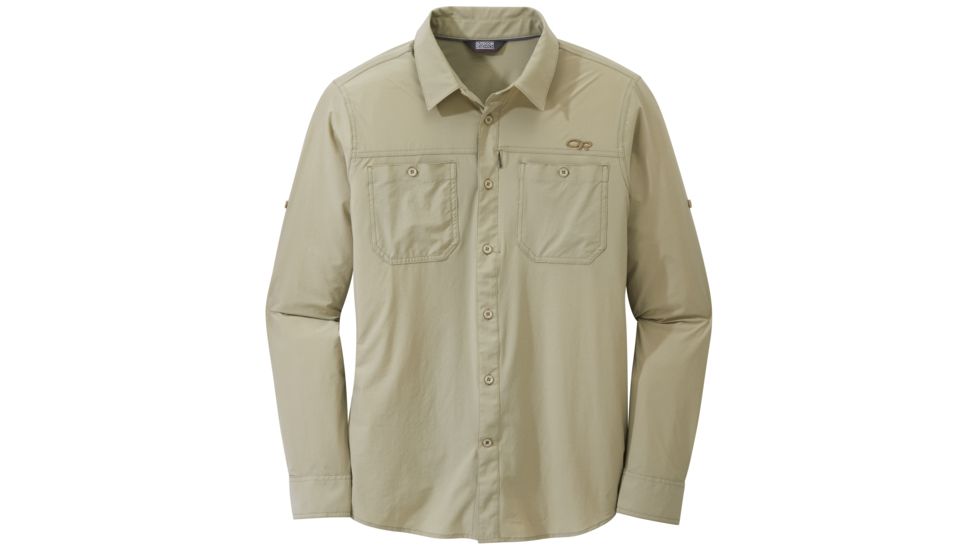 Outdoor Research Wayward Long Sleeve Shirt - Mens, Hazelwood, Medium, 2692211423007