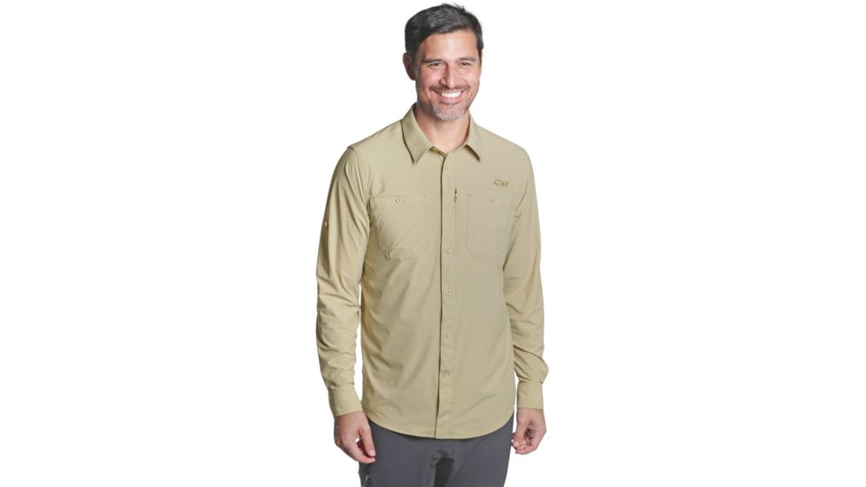 Outdoor Research Wayward Long Sleeve Shirt - Mens, Hazelwood, Medium, 2692211423007