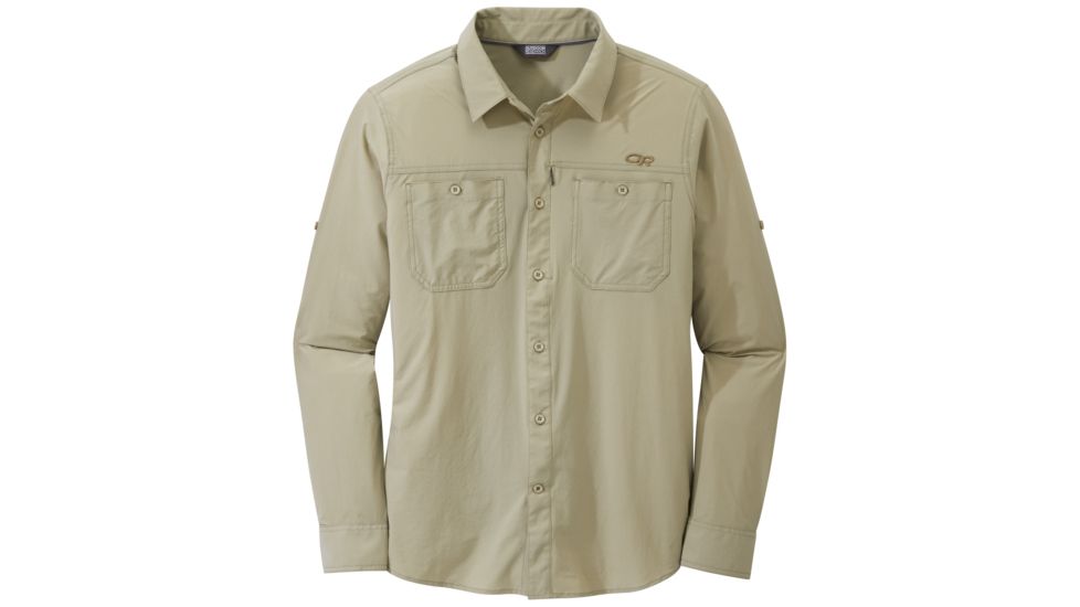 Outdoor Research Wayward Long Sleeve Shirt - Mens, Hazelwood, Medium, 2692211423007