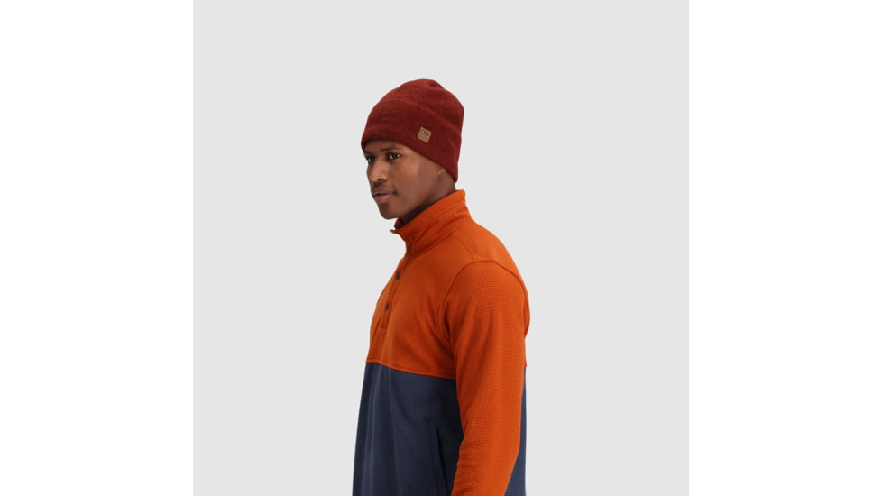 Outdoor Research Whiskey Peak Beanie, Brick, 2436660465222