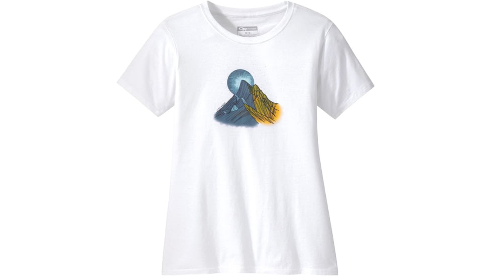 Outdoor Research Wild Bells Short Sleeve Tee - Womens, White, Medium, 2760780002007