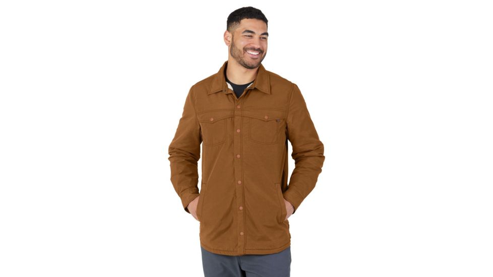 Outdoor Research Wilson Shirt Jacket - Mens, Saddle, Medium, 2714631145007
