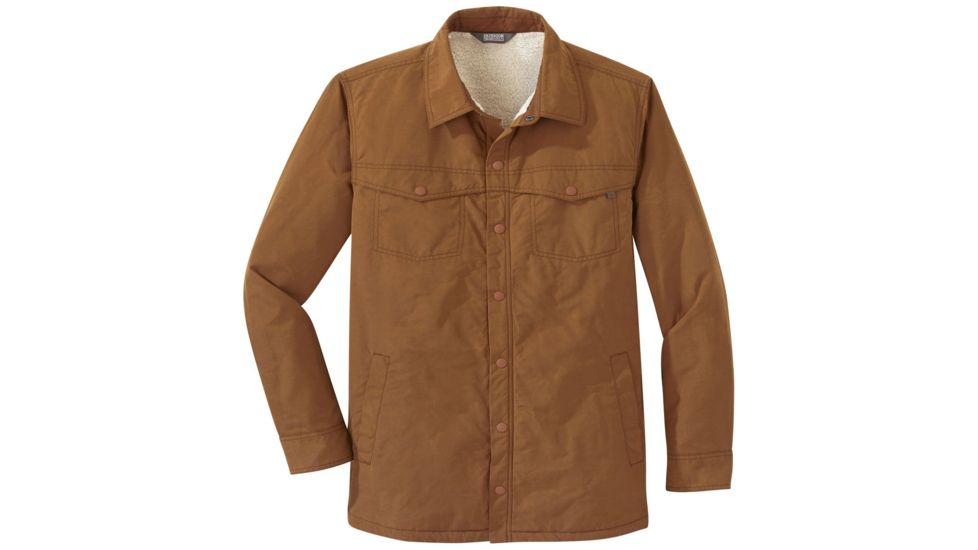 Outdoor Research Wilson Shirt Jacket - Mens, Saddle, Medium, 2714631145007