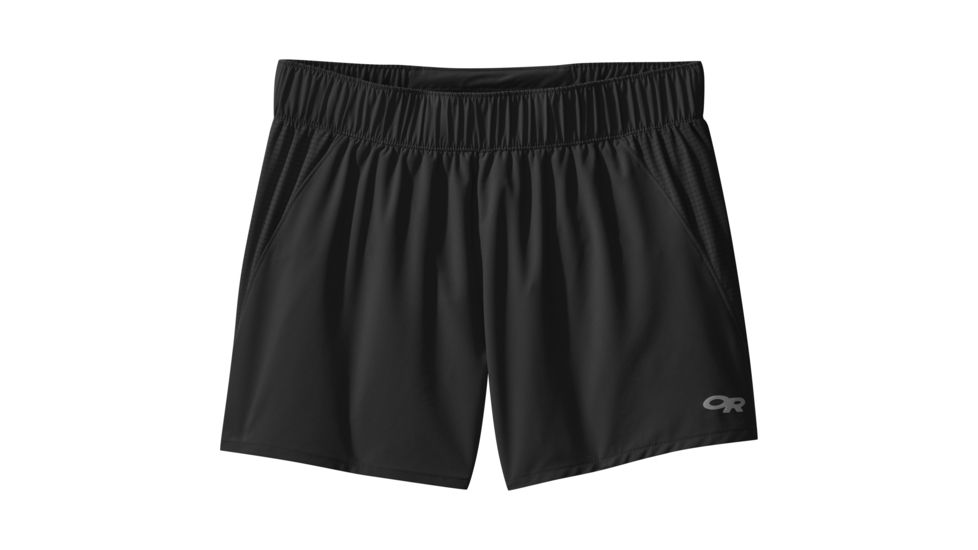 Outdoor Research Windward Shorts - Womens, Black, Large, 2692320001008