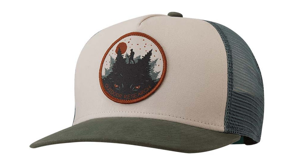 Outdoor Research Wolfe Trucker Cap, Cypress, One Size, 2776511857222