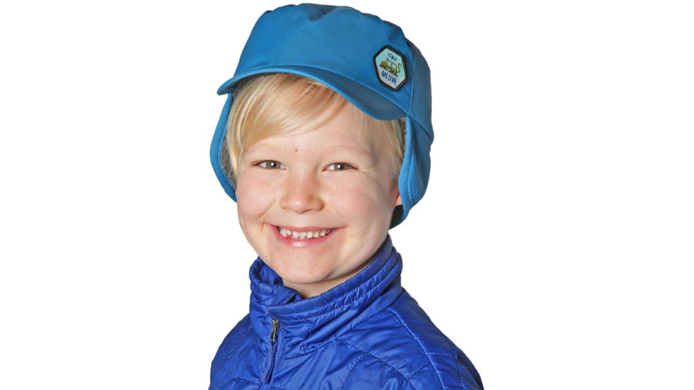 Outdoor Research Wrigley Cap - Kids, Meow-Cel Bl, Medium/Large, 2715401665017