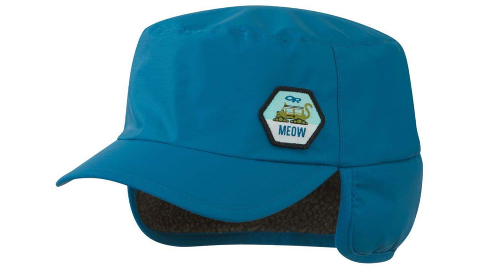 Outdoor Research Wrigley Cap - Kids, Meow-Cel Bl, Medium/Large, 2715401665017