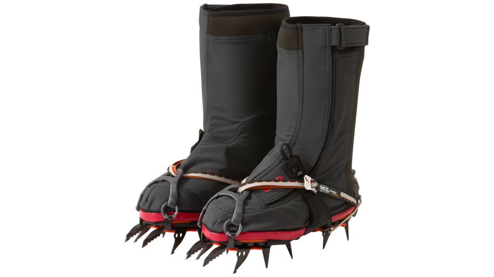 Outdoor Research X-Gaiters, Black/Chili, Extra Small, 2692870144005