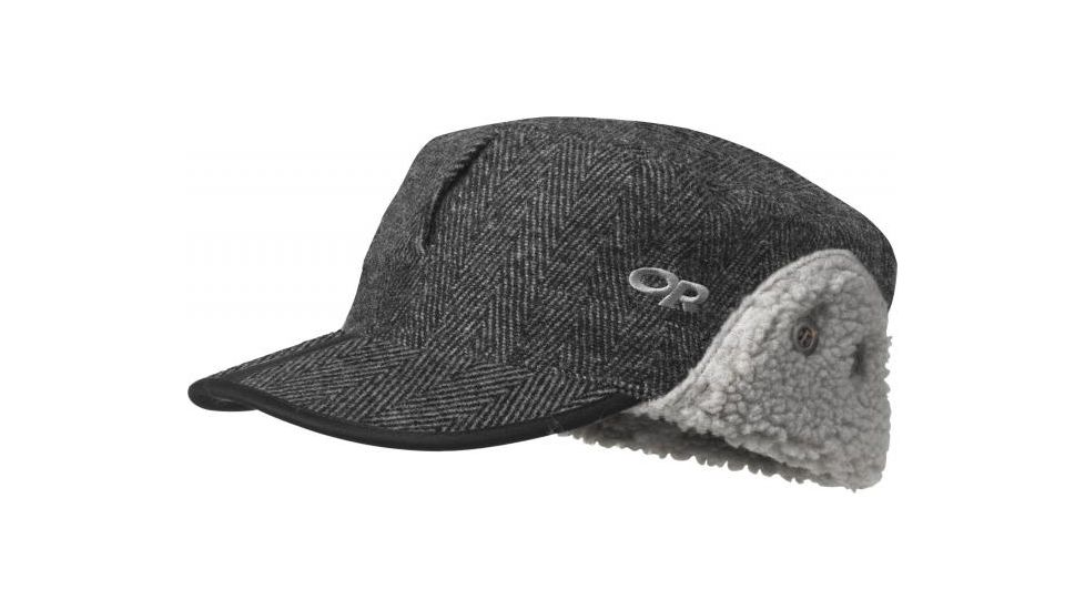Outdoor Research Yukon Cap-Charcoal Herringbone-Medium