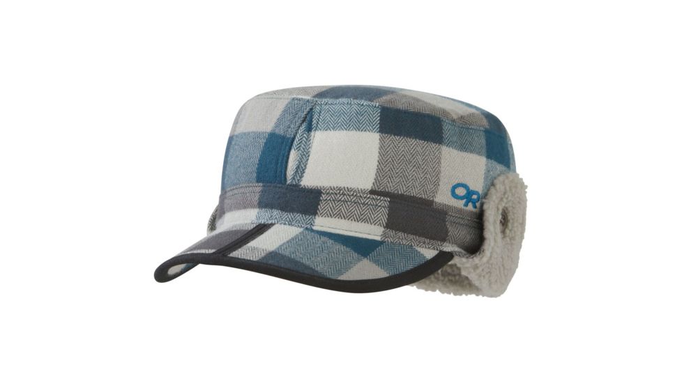Outdoor Research Yukon Cap, Prussian Blue Plaid, Large, 2436581644008