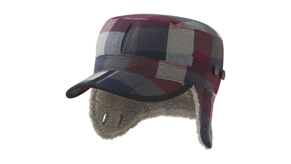 Outdoor Research Yukon Cap, Raisin Plaid, Large, 2436581676008