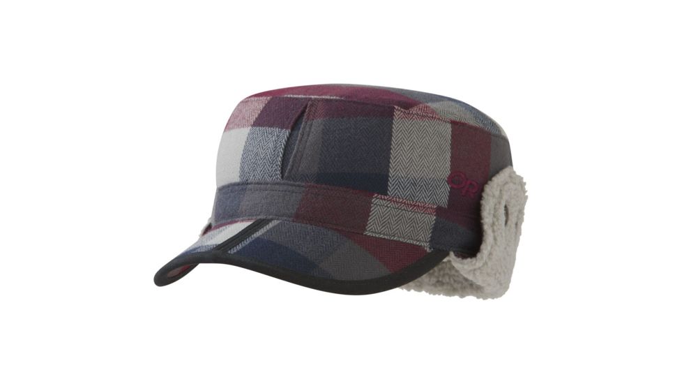 Outdoor Research Yukon Cap, Raisin Plaid, Large, 2436581676008