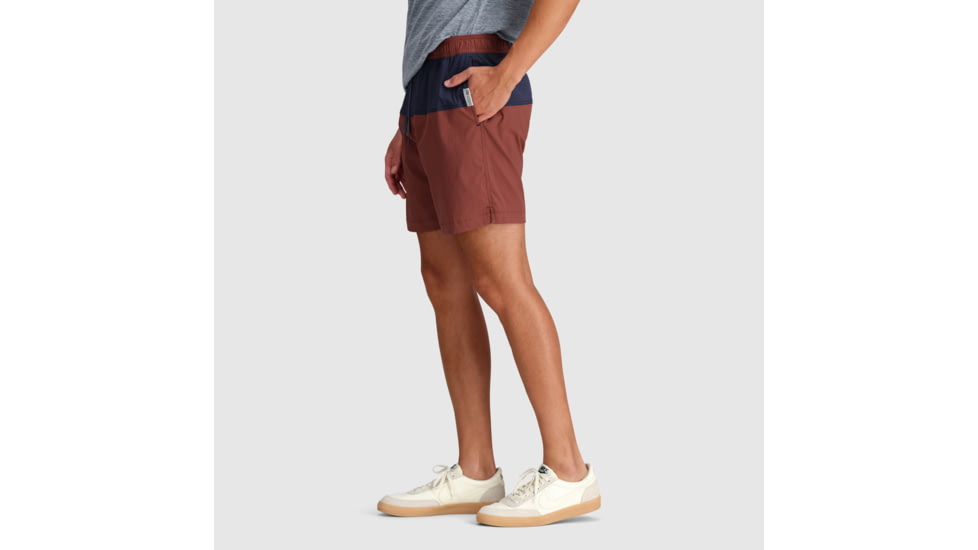 Outdoor Research Zendo Multi Shorts - Mens, Brick/Naval Blue, M, 2876472296007