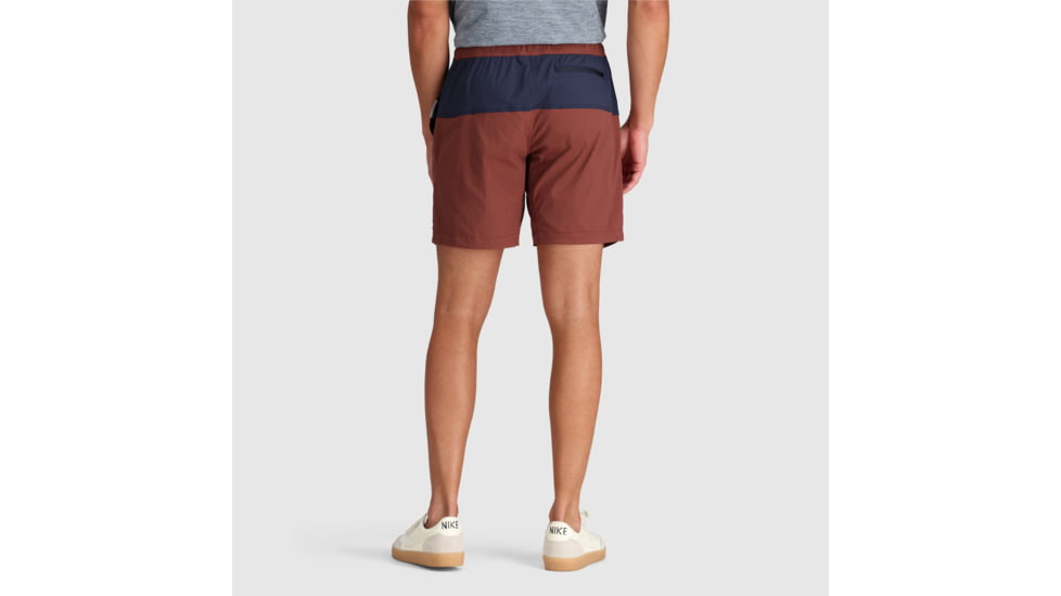 Outdoor Research Zendo Multi Shorts - Mens, Brick/Naval Blue, M, 2876472296007