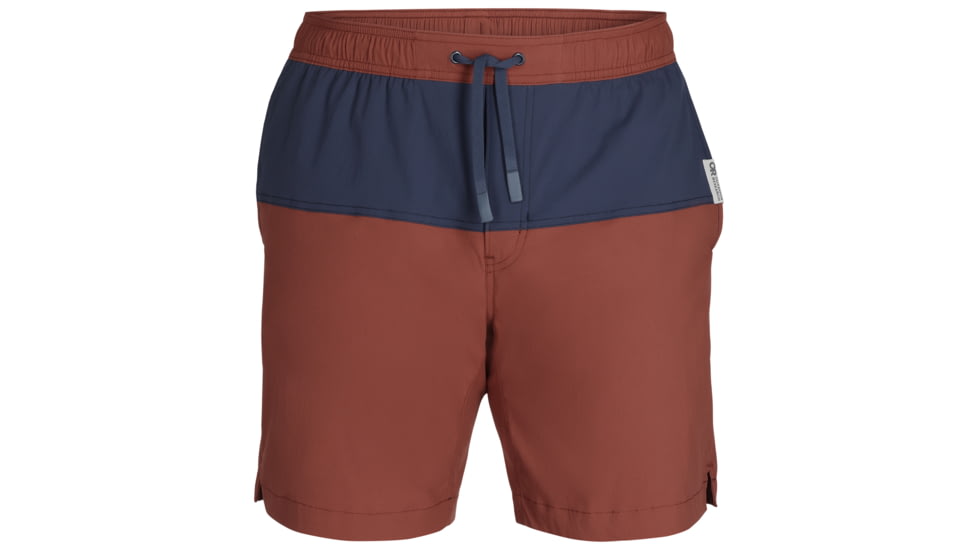 Outdoor Research Zendo Multi Shorts - Mens, Brick/Naval Blue, M, 2876472296007
