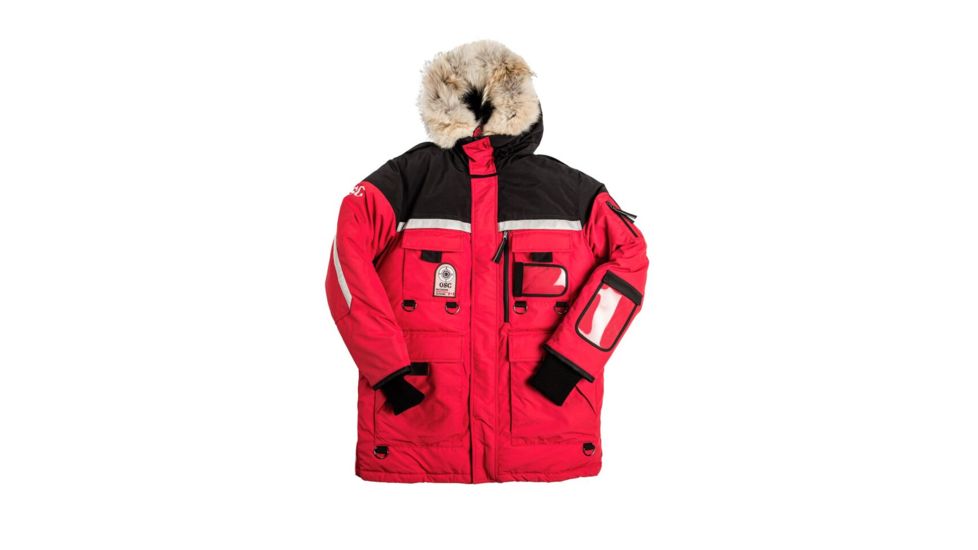 Outdoor Survival Canada Mission Expedition Jacket - Mens-Red/Black-Large